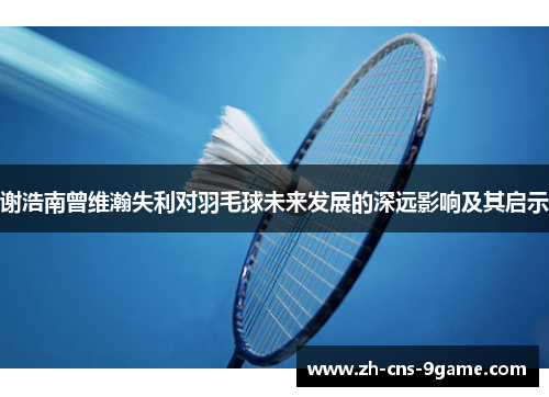 谢浩南曾维瀚失利对羽毛球未来发展的深远影响及其启示